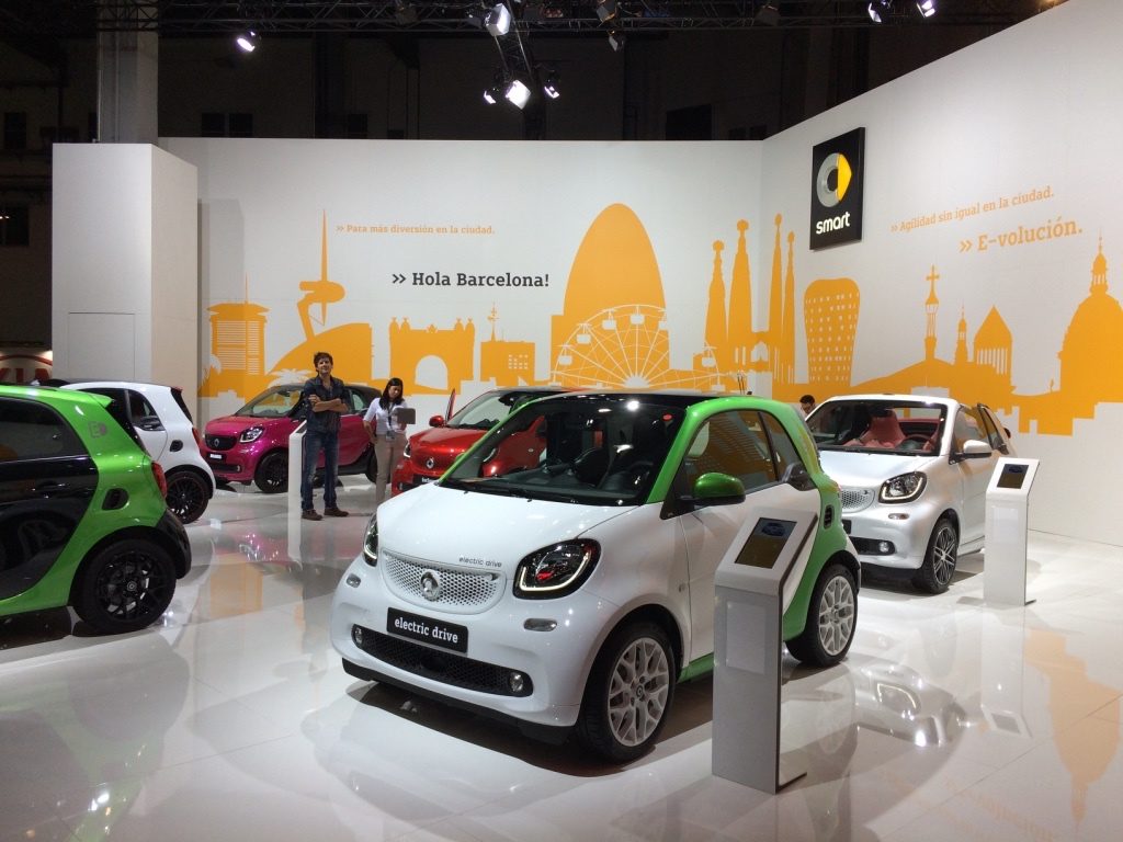 Automobile Barcelona Smarteros - Stand Smart Smart en el Automobile Barcelona 2017 - Stand Smart